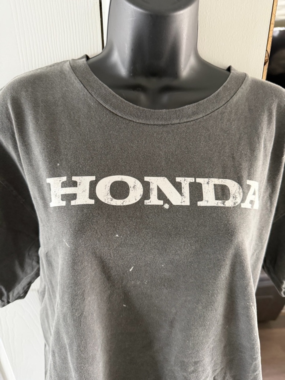 Honda Black Graphic Tee with White Logo RACING TEAM 98 new medium